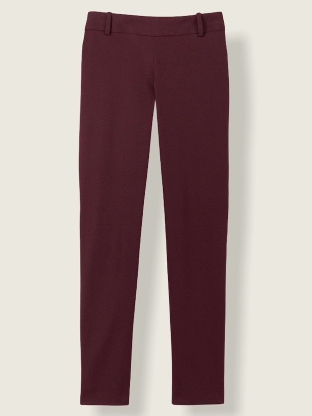 Aritzia Babaton Burgundy Bi-Stretch Slim Ankle Dress Pants | Size 00